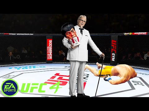 UFC4 Bruce Lee vs Colonel Sanders  EA SPORTS UFC 4 - PS5
