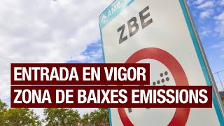 Entrada en vigor de la Zona de Baixes Emissions a Montcada i Reixac