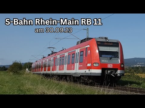 S-Bahn Rhein-Main RB11 [Sodener Bahn] mit Br. 423