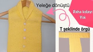 En kolay örgü yelek modeli / çocuk ve Bebek örgü modelleri / örgü modelleri