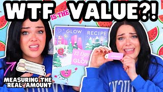WTF IS THE VALUE?!? $75 Glow Recipe Calendar Unboxing!