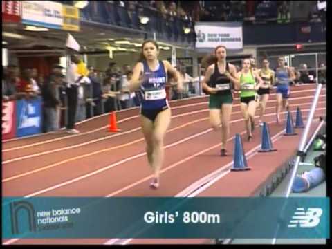 Girls 800m Heat 3 - New Balance Indoor Nationals 2011