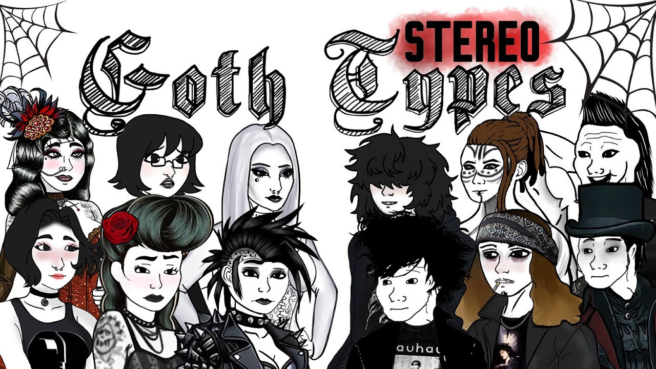 Goth stereotypes be like...