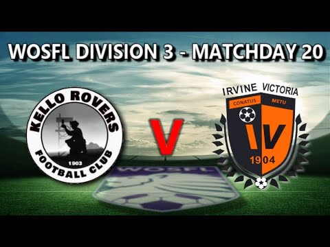 Kello Rovers 1 : Irvine Vics 4 - 3rd February 2024