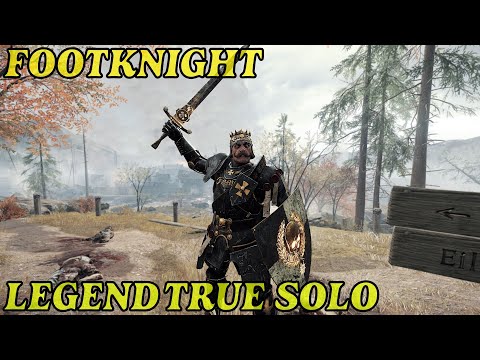 Footknight - Legend True solo - Sword Shield - Empire in Flames - Warhammer Vermintide 2