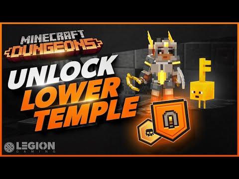 Legacy Gaming - How To Unlock Lower Temple | New FREE Content - Minecraft Dungeons Jungle Awakens DLC