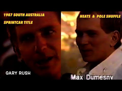 #speedway  South Australia Sprintcar Championship 1987 - Heat Races & Pole Shuffle