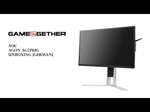 AOC AGON AG271UG Unboxing [GERMAN]