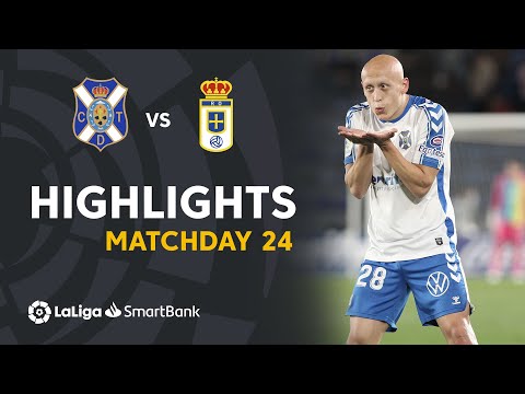 Highlights Tenerife vs Real Oviedo (4-0)