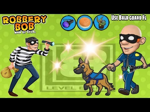 Robbery Bob : Use Bald Guard Costume - Rotten Donut - Teleport Mine - Challenge Part 22