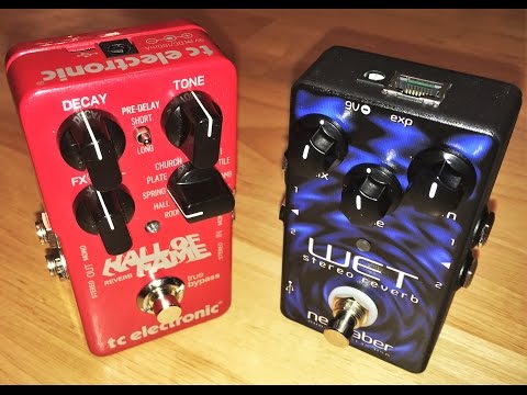 Spring Reverb Shootout! - TC Electronics Hall of Fame Vs Neunaber Wet - Spring Algorithm