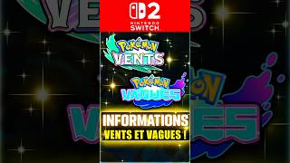 😱 LA VÉRITÉ SUR LES INFORMATIONS DE POKÉMON VENTS ET VAGUES ! #shorts #pokémon #pokemon