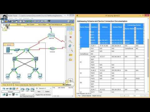 1.1.2.9 - 4.1.2.9 Packet Tracer - Documenting the Network