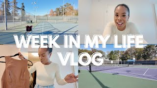 Los Angeles Diaries vlog (my first tennis tournament, closet haul, new year's resolutions)