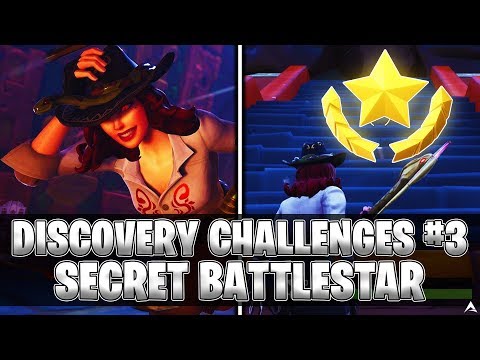 SECRET BATTLESTAR! Week 3 Discovery Challenges (Fortnite Season 8)