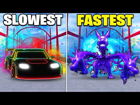 Slowest To Fastest Fruits in Blox Fruits Update 30.5