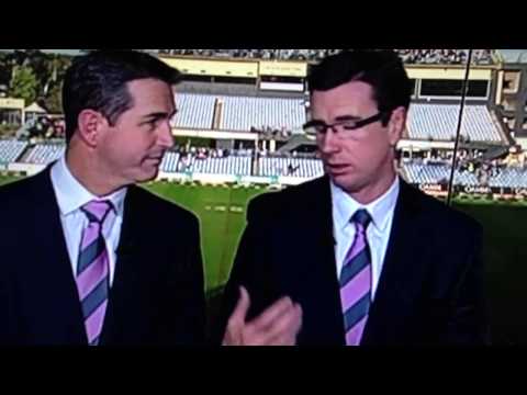 Ben Ikin Chokes on live TV