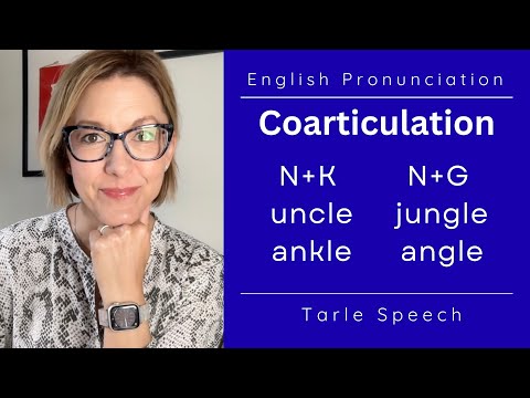 Learn to Pronounce ANKLE, ANGLE, UNCLE, JUNGLE | Speak Clearly with American English Coarticulation