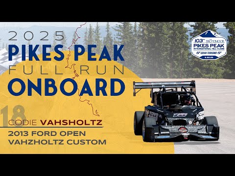 Pikes Peak Race Day Onboard 2025 | Codie Vahsholtz | 2013 Ford Open Vahsholtz Custom
