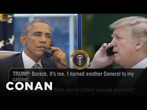 Trump Calls Obama To Discuss His Cabinet Picks | CONAN on TBS
