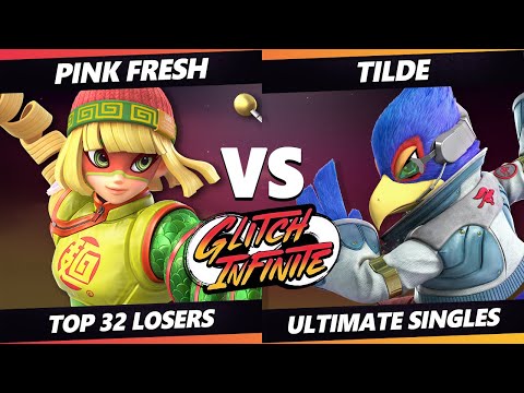 Glitch Infinite Top 32 - Pink Fresh (Min Min) Vs. Tilde (Falco) - SSBU Ultimate Tournament