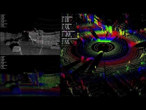 Visualization of LiDAR point cloud data