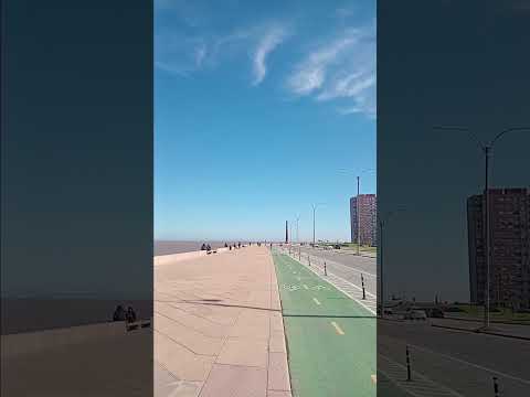 Rambla República de Francia y Colón.  Montevideo