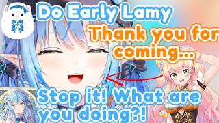 Nene Possesses Lamy and Imitates Early Lamy w【Hololive Clip】