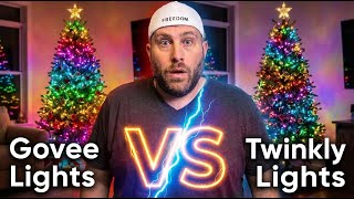 Govee vs. Govee vs. Twinkly - Battle of the BEST Christmas Tree Lights!