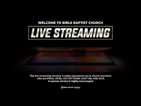 Bible Baptist Church La Carlota Live Streaming! 2021-08-15 AM