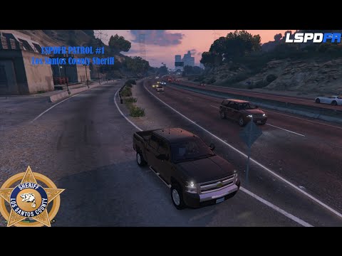 GTA V: LSPDFR- Los Santos County Sheriff's- My first LSPDFR Video!!