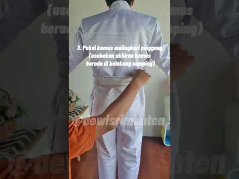 Tutorial pemakaian sabuk boro#sabukboro#sabukpengantin#sabukpengantinpria