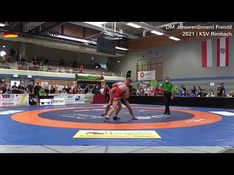 RINGEN DM 21 Junioren - BRONZE 79kg Ben Haeffner vs. Leon Kolbe
