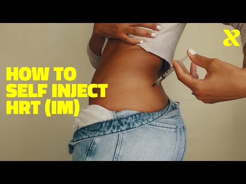 How to Self Inject Intramuscular Gender Affirming Hormone Therapy