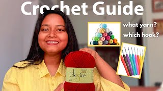 How to crochet as an ABSOLUTE BEGINNER | Crochet beginner supplies | ep.1