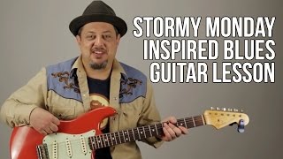 They Call It Stormy Monday Inspired Blues Guitar Lesson Chords Progression Allman Brothers
