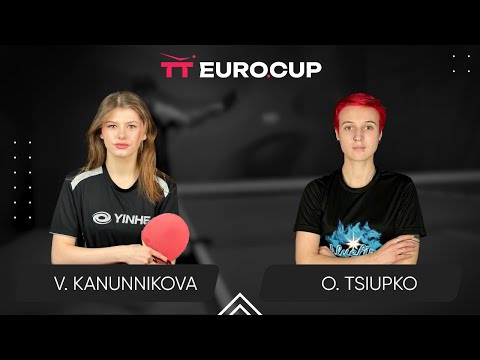 09:30 Vasylysa Kanunnikova - Oleksandra Tsiupko 25.07.2024 TT Euro.Cup Women Ukraine Star. TABLE 3