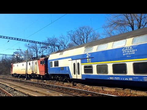 Trenurile R 3082 și R 3087-ClujNapoca-Teiuș și retur-17.03.2023 Stația CFR Boju