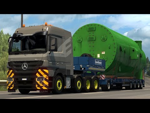 [1.30] Euro Truck Simulator 2 | Mercedes Actros MP3 Reworked v 1.9 [Schumi] | Mods