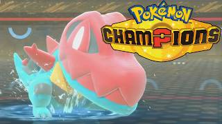 PROBANDO POR PRIMERA VEZ A MEGA FERALIGATR EN POKEMON CHAMPIONS!