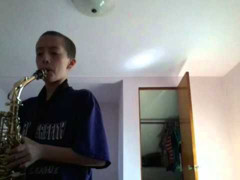 Attempting to play counting stars on Alto saxophone