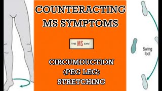 COUNTERACTING MS SYMPTOMS - PT3 PEG LEG STRETCHING - Exercises For Multiple Sclerosis