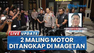 Polisi Bekuk Pelaku Curanmor di Magetan, Pencuri Sasar Korban Lalai: Kunci Menempel di Motor