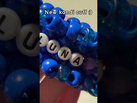 New sun and moon kandi cuff!! #shorts #short #fyp #kandi #bracelet  #ponybeads