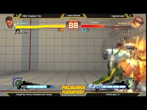 NB|Classic Six vs ragnaroast - Michiana Mashfest Losers Bracket Street Fighter 4