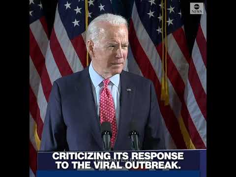 Former Vice President Joe Biden lays out plan to combat coronavirus | ABC News