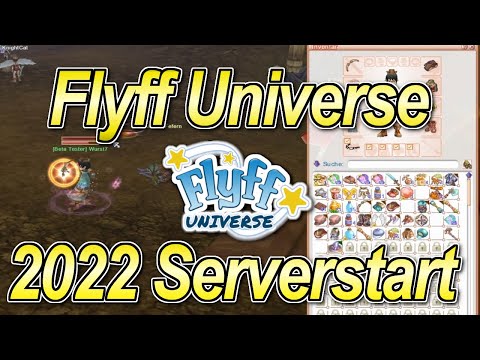 Flyff Universe - 2022 Serverstart Gameplay! Old School Theme, Level 15 Hardgrind, Alter Mas Dungeon!