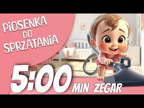 Sprzątanie w 5 Minut 🧹 Motywująca piosenka dla dzieci