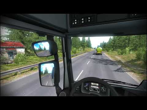Driving in Grand Utopia Map - Renault Range T (Euro Trucking Simulator 2)