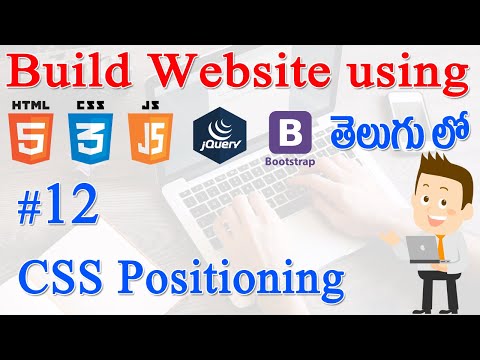 12 How to Build Website using Html CSS JS jQuery Bootstrap CSS Positioning